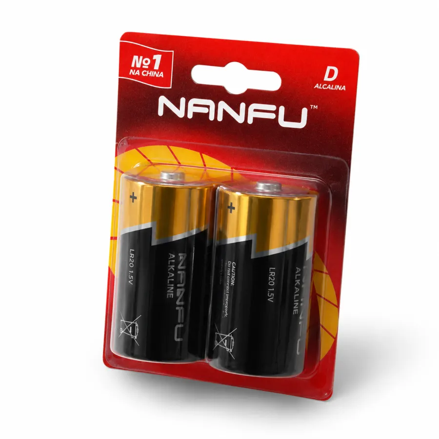 南孚品牌LR20/1.5V电池 2个装 通用型