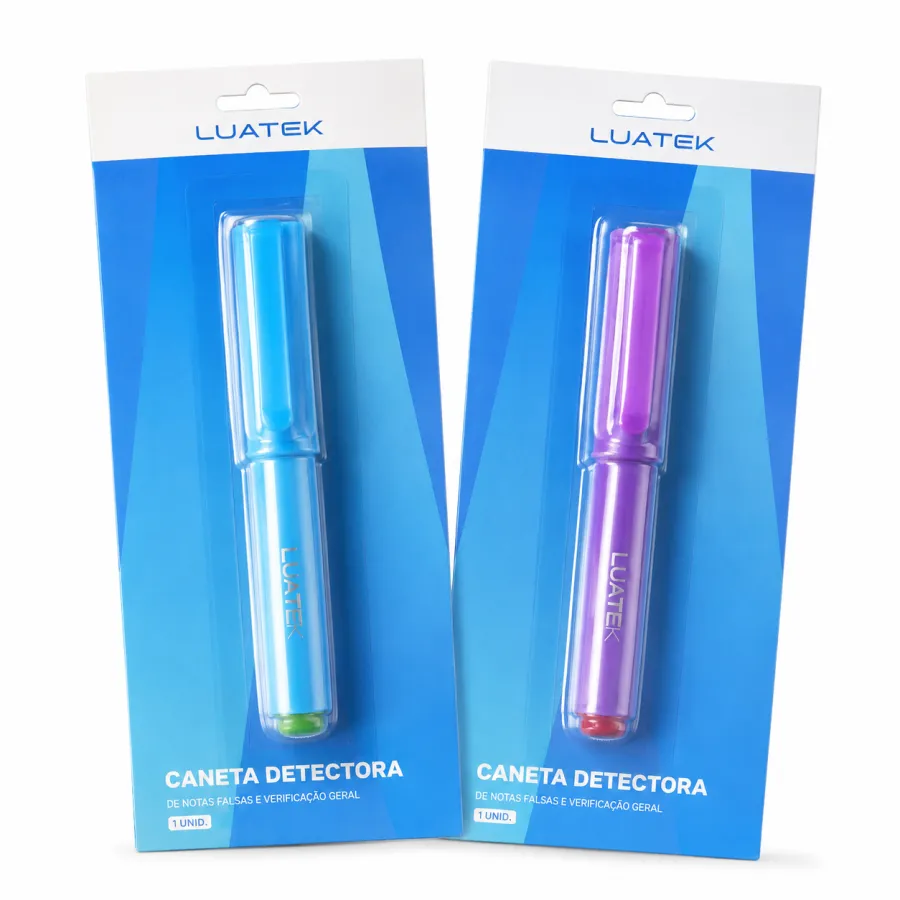 LUATEX探测笔，蓝色和紫色，适用于各种表面检测