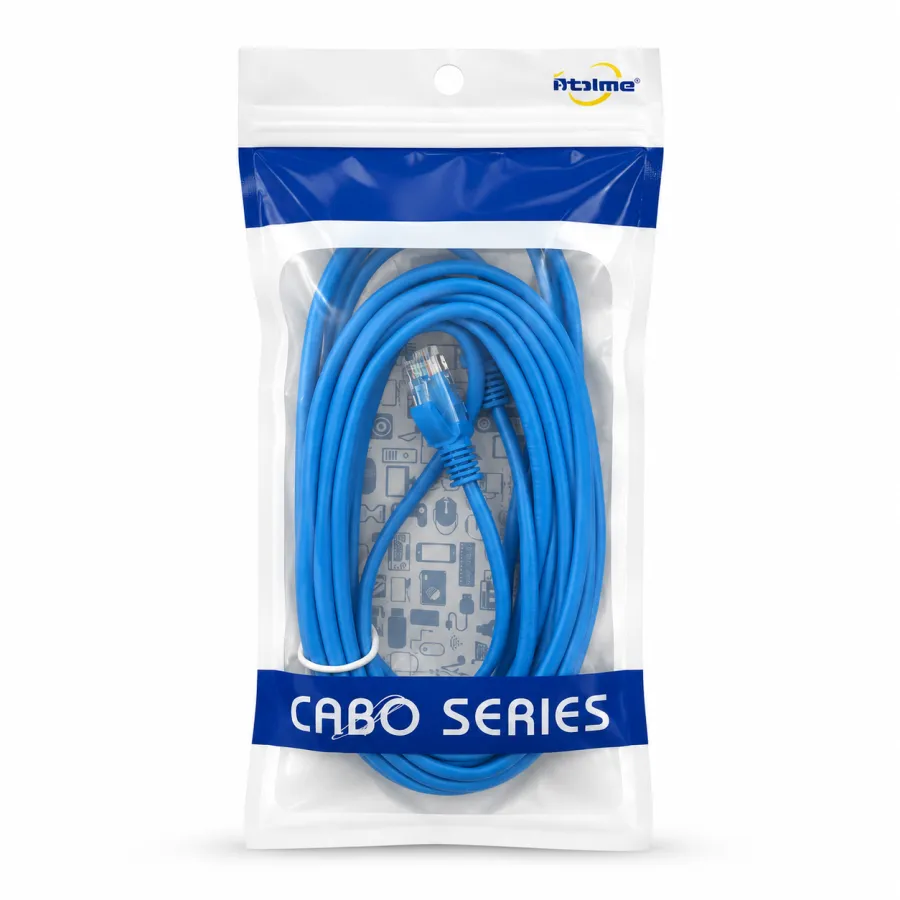 蓝色数据线，Cabo系列，适用于多种设备，耐用设计
