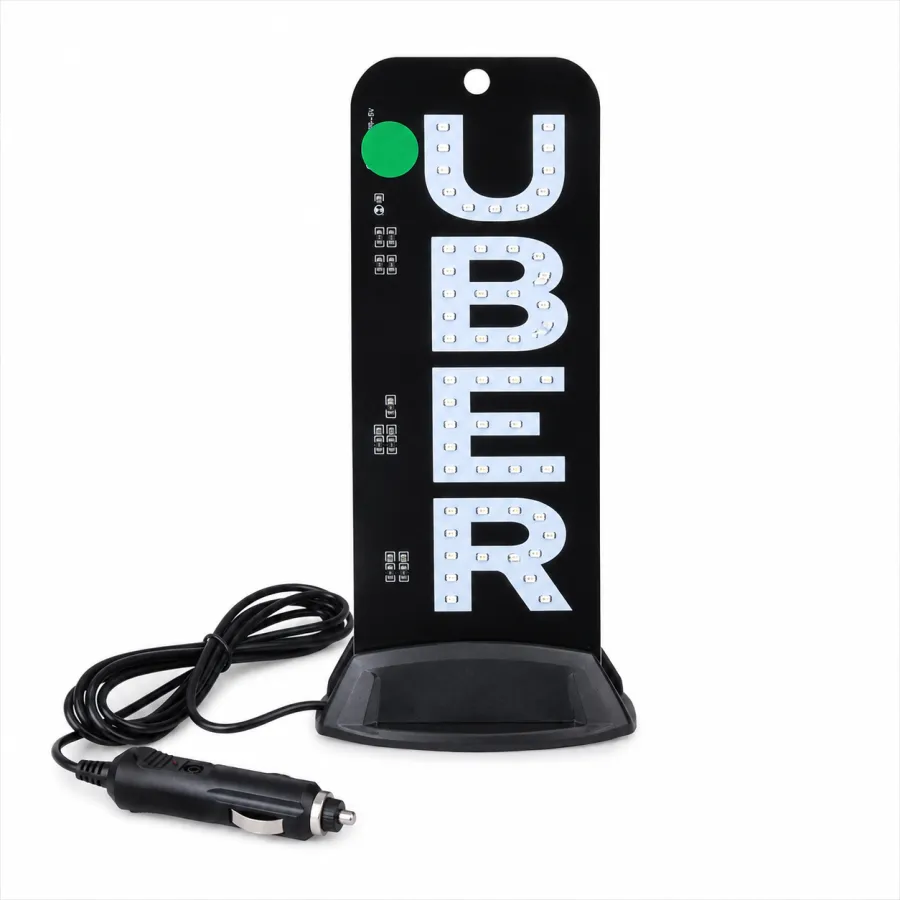 Uber车牌架，适用于各种车型，黑色，耐用材料，易于安装