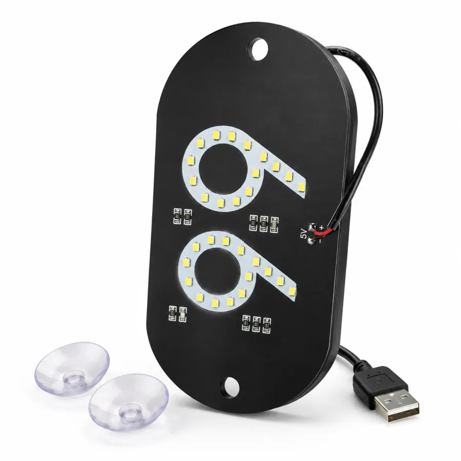 LED数字显示牌，黑色，适用于各种场合，便于安装