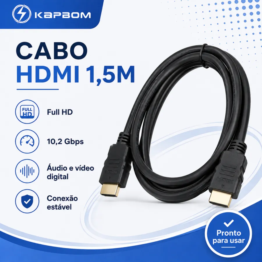 Kapbom音频视频线 10.2米 高清信号 适用于笔记本和显示器