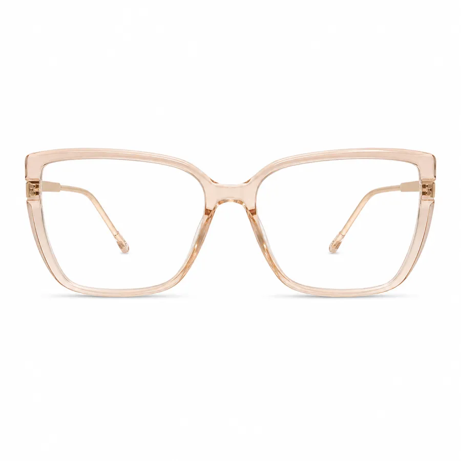 透明框时尚眼镜，品牌：EYEWEAR，适合日常佩戴