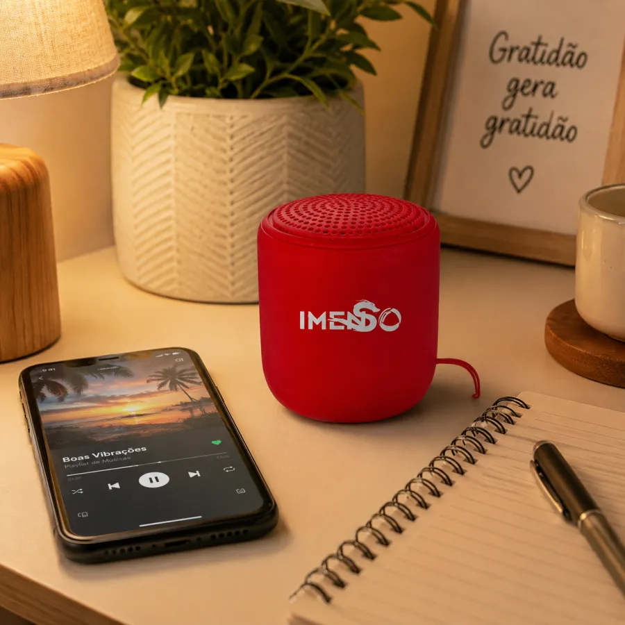 IMENSO 360°蓝牙音箱 红色 3小时播放时间