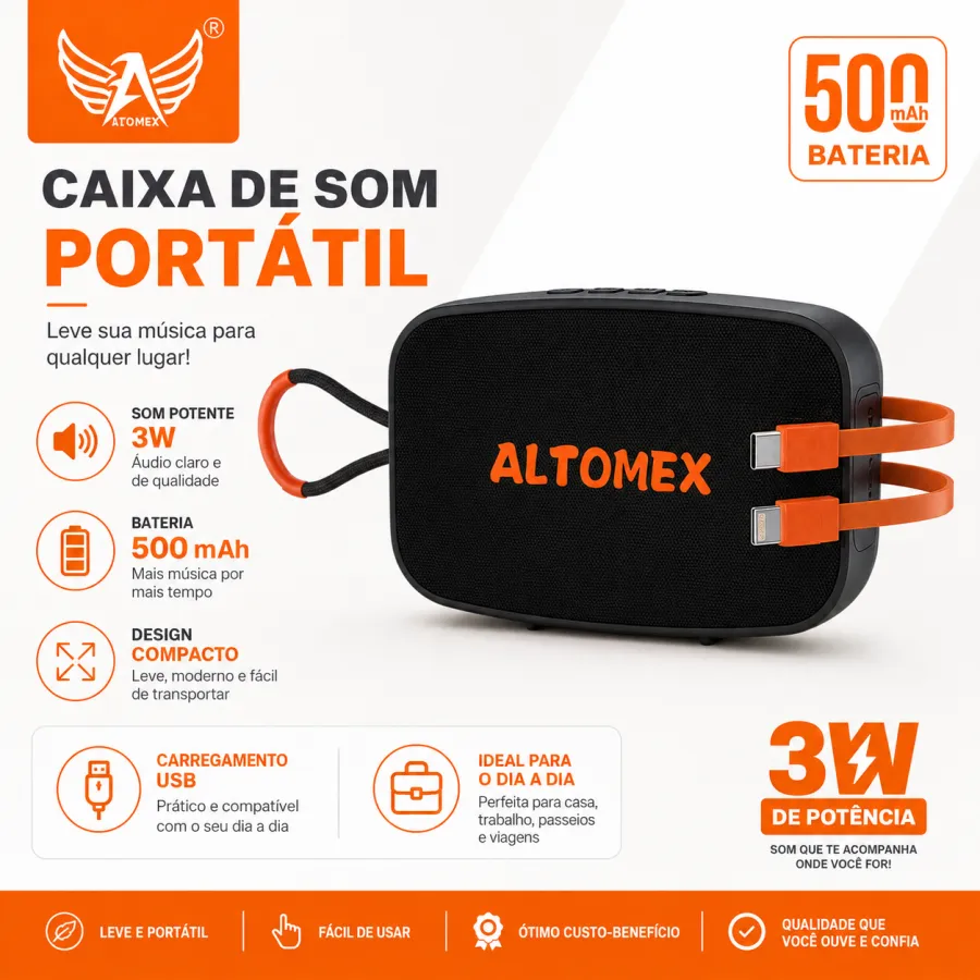 ALTOMEX 蓝牙音箱 AL-8211 30W 便携式音响