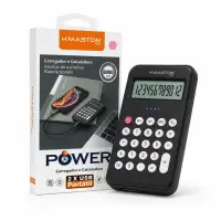 便携式计算器 POWER，双USB接口，适合办公使用