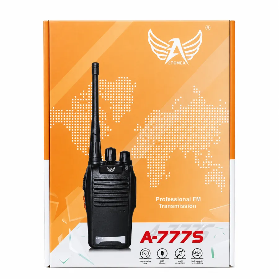 Ltomez A-777S 专业对讲机，FM发射，黑色，适合户外通讯