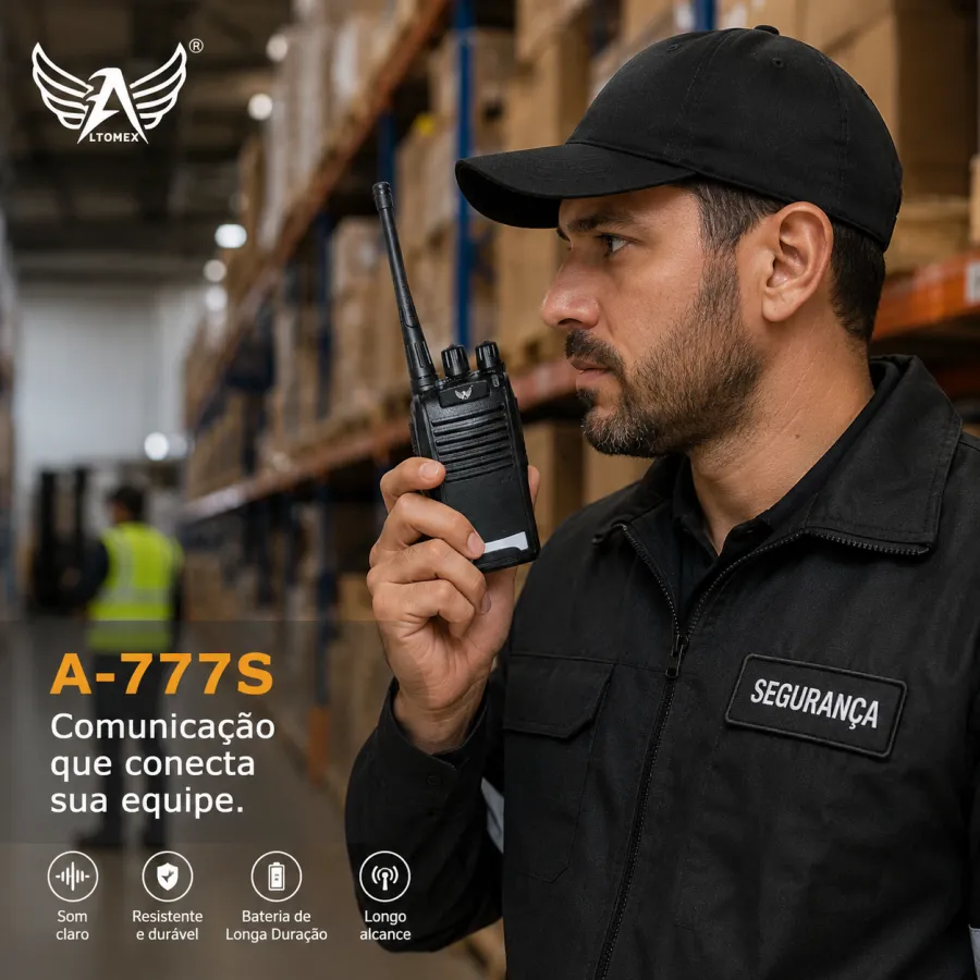 Ltomez A-777S 专业对讲机，FM发射，黑色，适合户外通讯