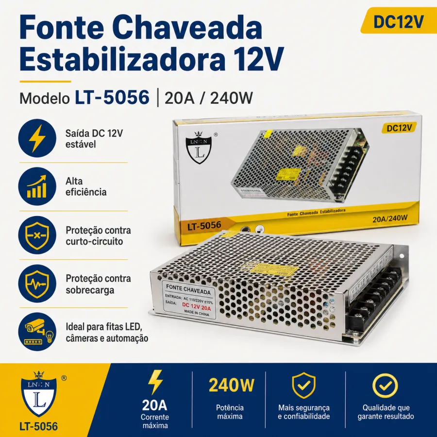 LT-5056 20A/240W AC-DC电源稳压器