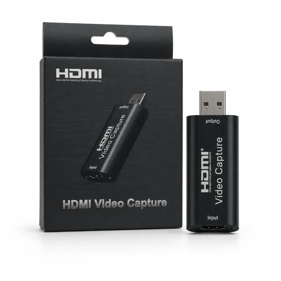 HDMI视频采集卡，支持1080P高清，适用于游戏直播和视频录制