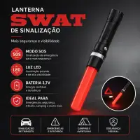 LED手电筒，品牌SBA，3.7V，50米照明，适合户外使用