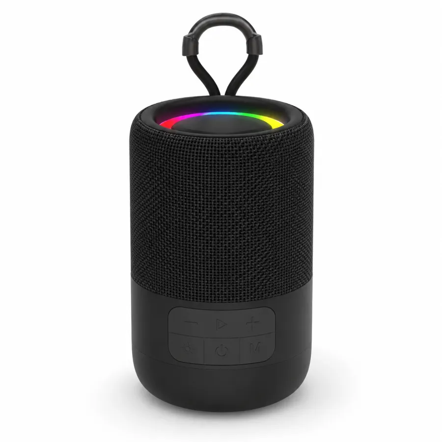 IMESGO 360°防水蓝牙音箱，4小时续航，便携式音响，黑色
