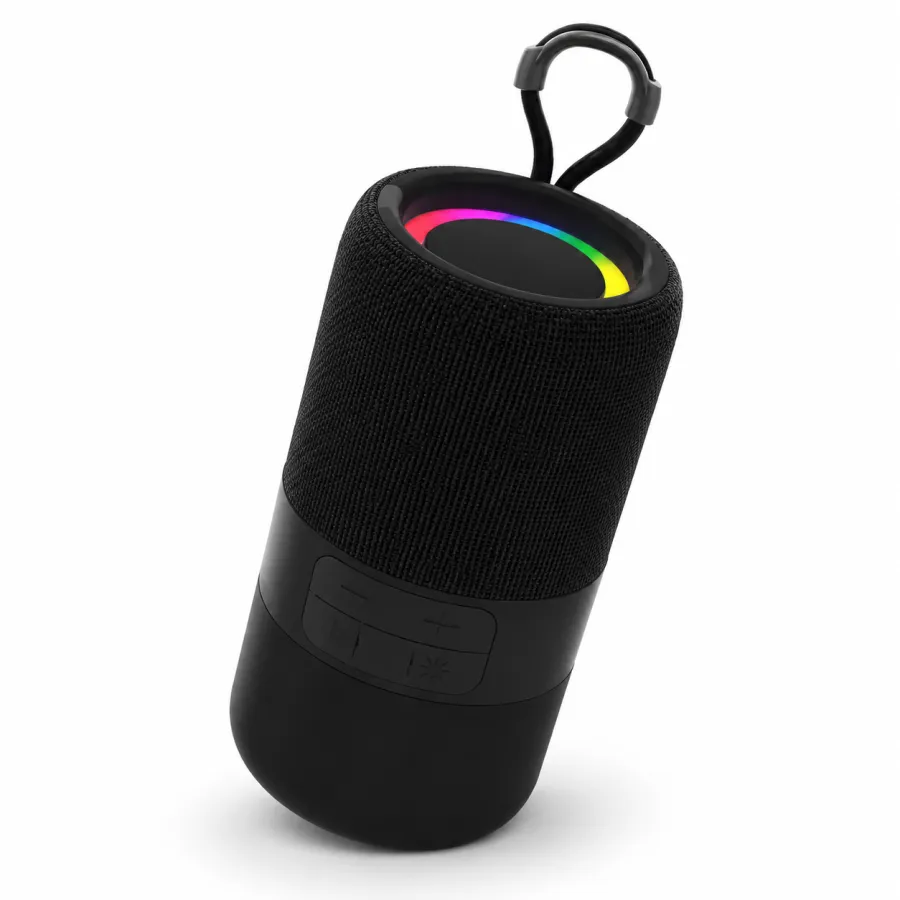 IMESGO 360°防水蓝牙音箱，4小时续航，便携式音响，黑色