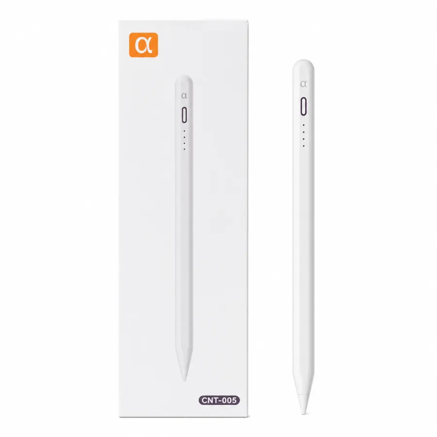 α品牌触控笔 CNT-005，白色，适用于平板电脑和手机，精准书写