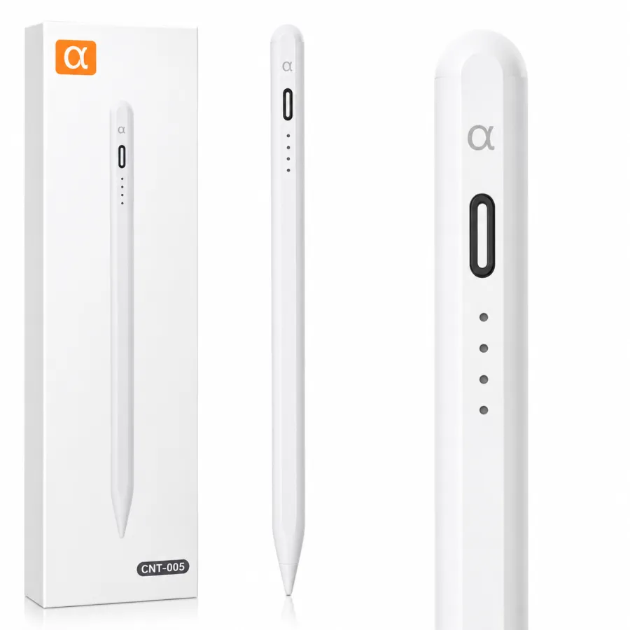 α品牌触控笔 CNT-005，白色，适用于平板电脑和手机，精准书写