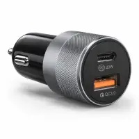 车载充电器 YY-C02 20W+18W PD快充 QC3.0