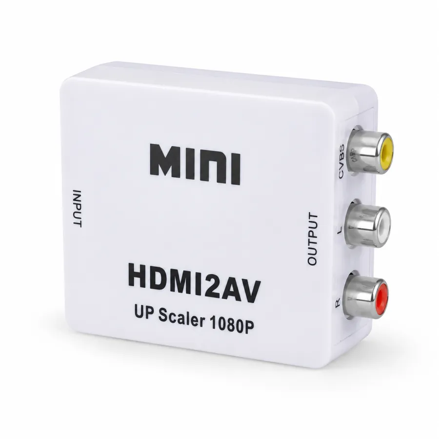 KAP HDMI转AV视频转换器 1080P高清迷你款