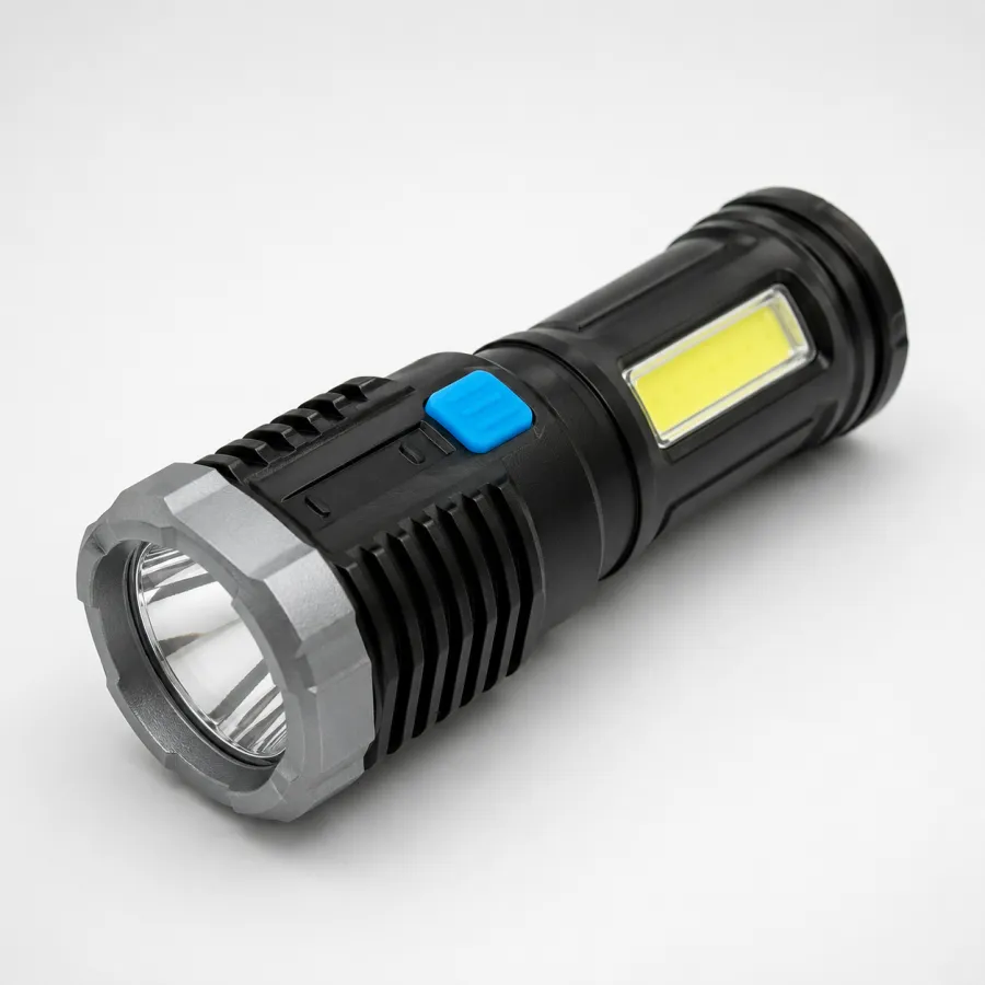 USB充电手电筒 L-19，带电量指示功能，适合户外使用