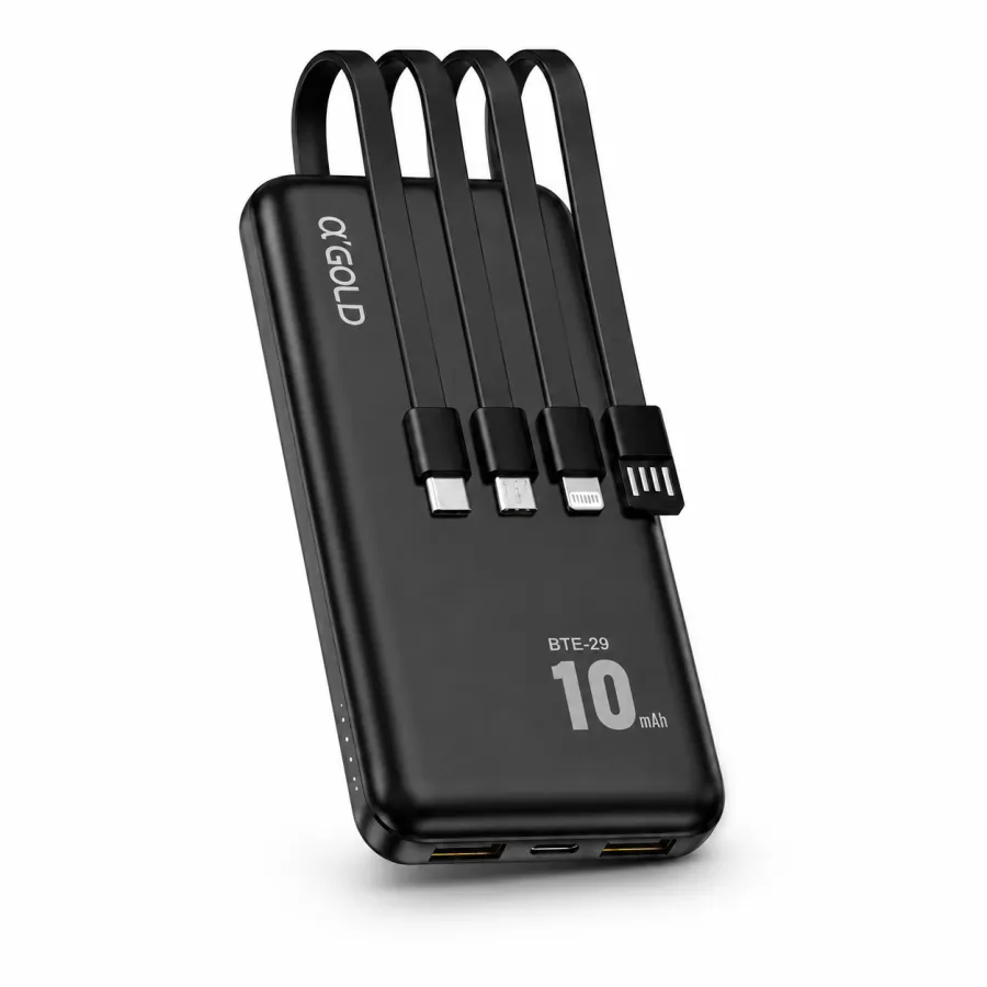 AGOLD移动电源 BTE-29 10000mAh 三合一适配器