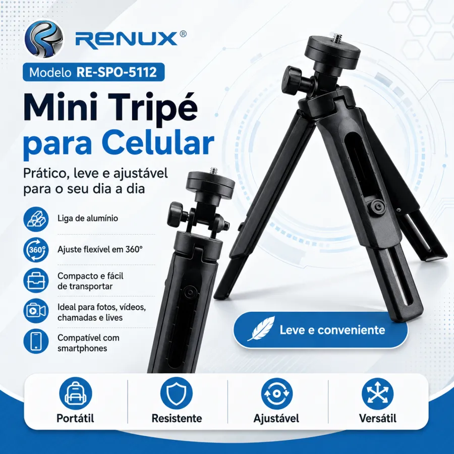 RENUX三脚架支架 RE-SP0-5112 铝合金材质 轻便耐用