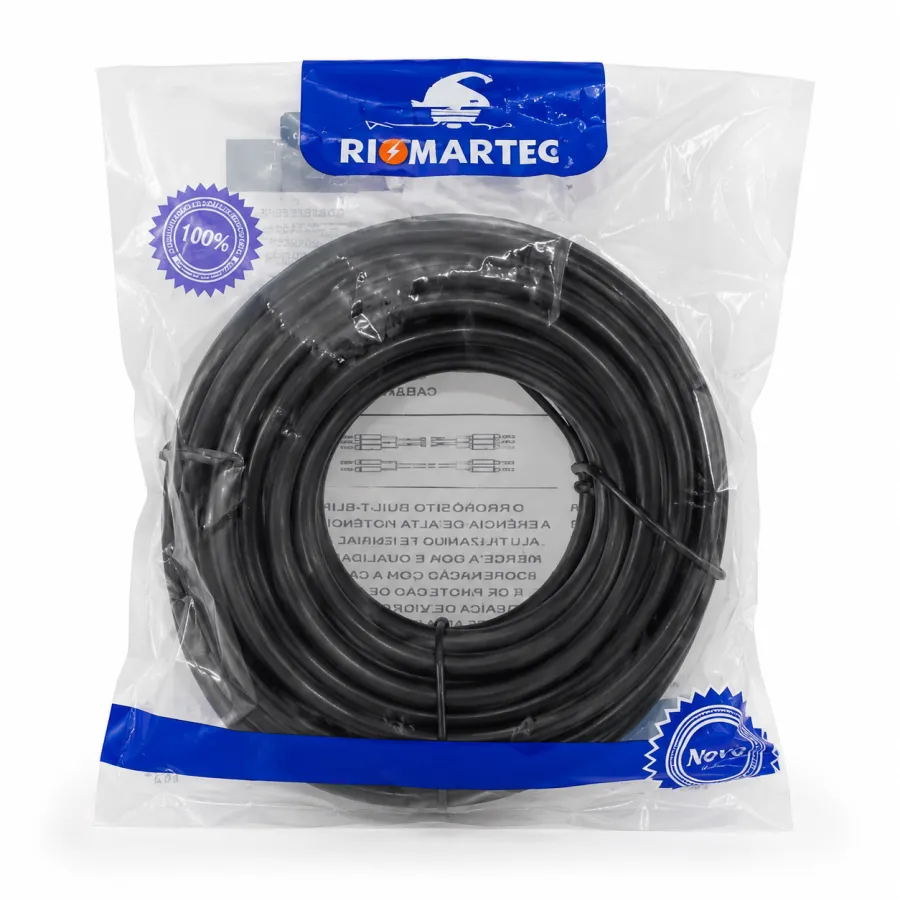 Rismartec 黑色电缆线 10米 适用于各种设备