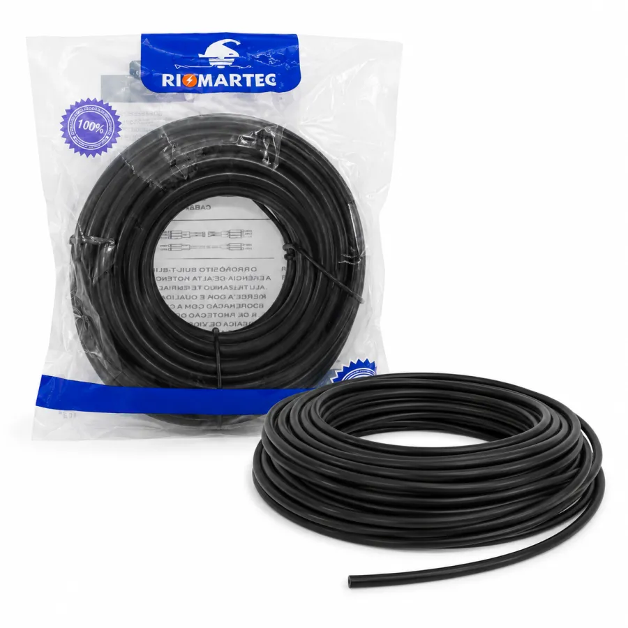 Rismartec 黑色电缆线 10米 适用于各种设备