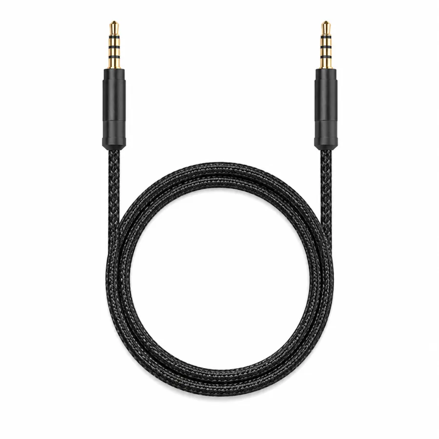 αGOLD 3.5mm AUX音频线，黑色，HiFi音质，适用于手机和音响
