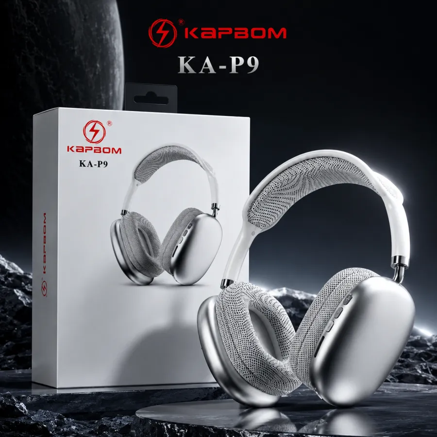 Kapbom ka-p9 蓝牙大耳机 P9，支持6小时通话，40小时待机，多色可选
