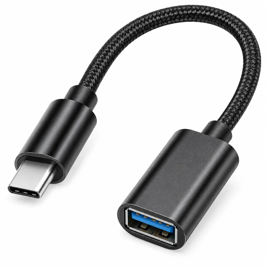 H'MASTON USB 3.0 OTG Tipo-C 数据线，黑色，型号HZ-167