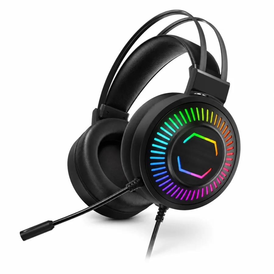 DELTA AMITED RGB PRO 游戏耳机，带RGB灯效，舒适佩戴，适用于PC