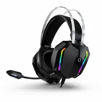 DELTA F503 RGB PRO游戏耳机，带RGB灯效，舒适佩戴，适合游戏使用