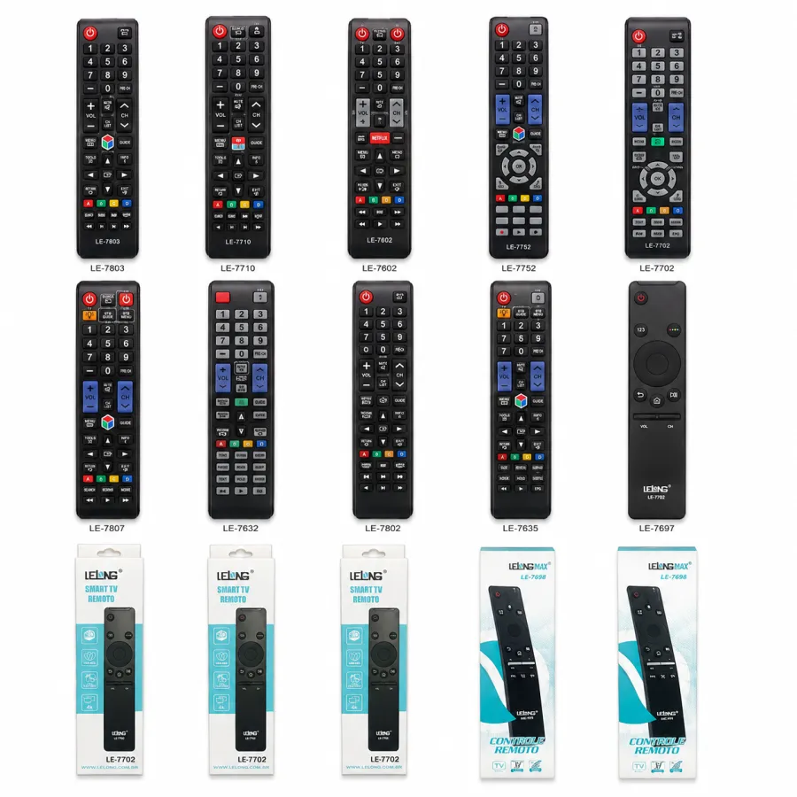 通用电视遥控器 Samsung，黑色，适用于多种品牌