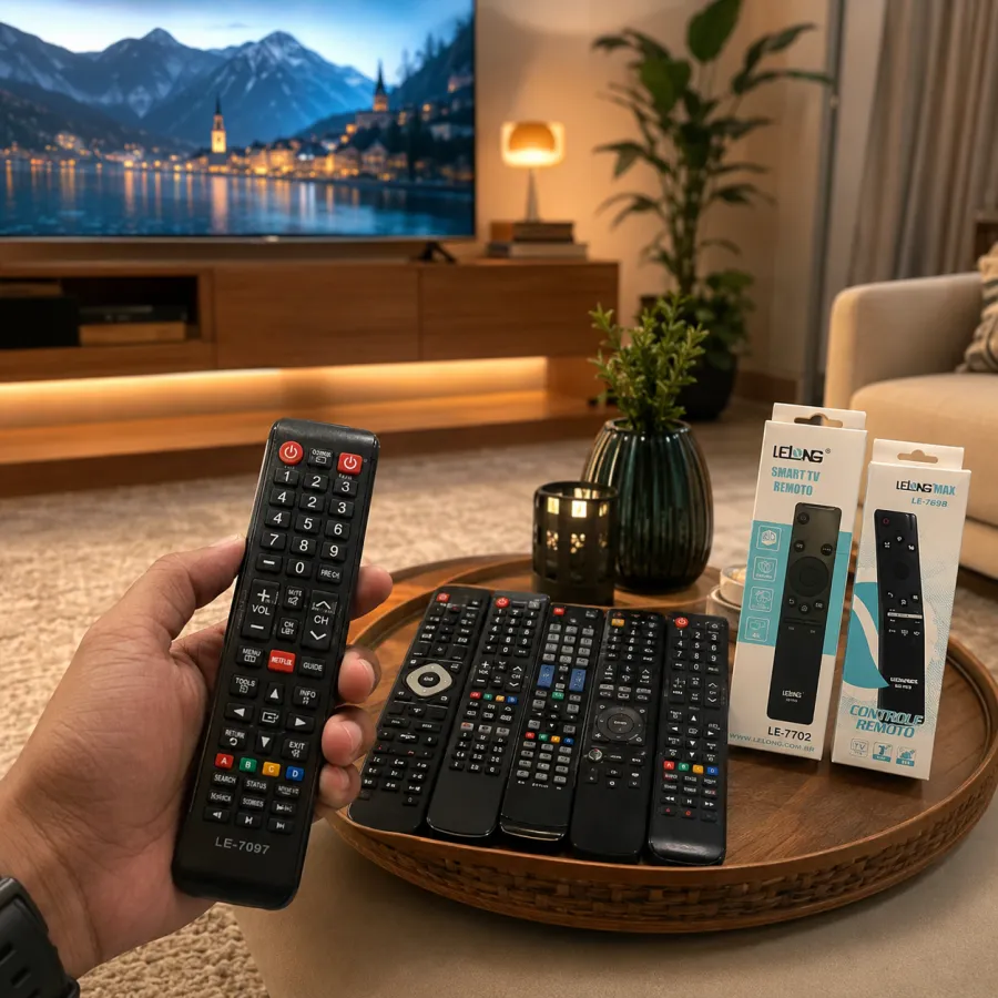通用电视遥控器 Samsung，黑色，适用于多种品牌