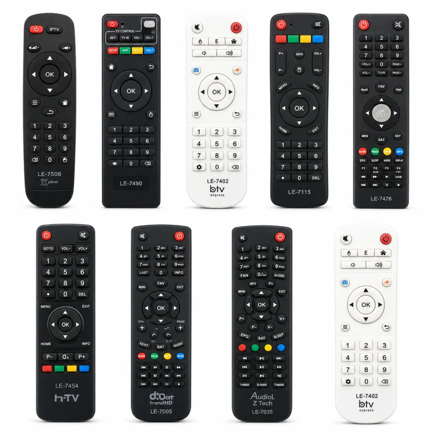 遥控器 LS-7506，黑色，适用于多种设备，便捷操作
