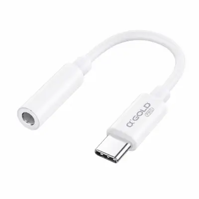 αGOLD Pro Type-C转3.5mm音频适配器，便携设计，兼容性强