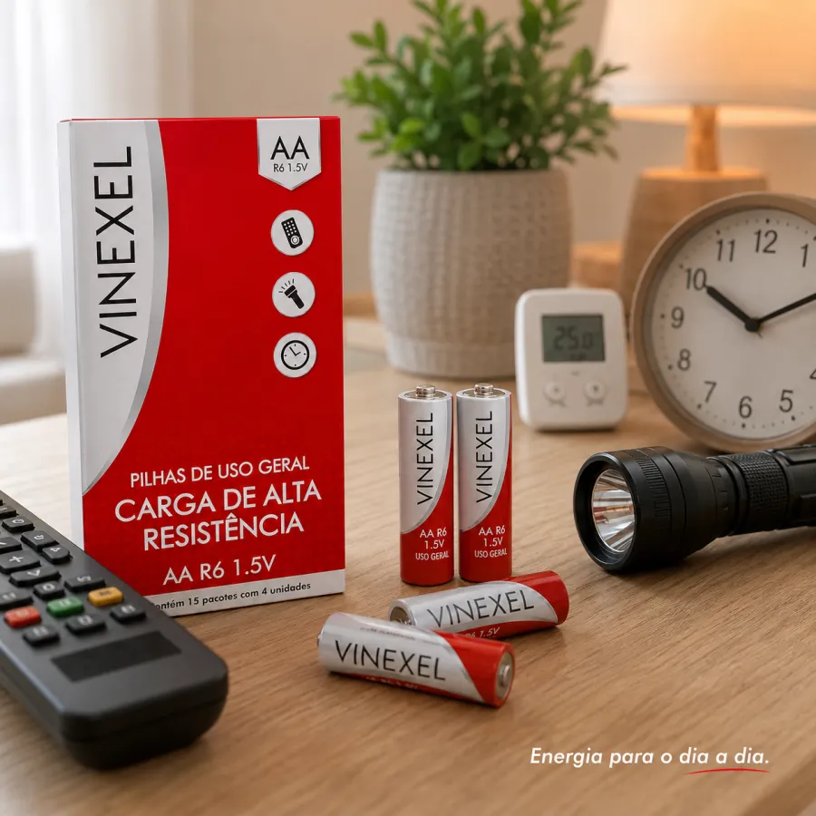VINEXEL AA电池 1.5V 高性能 适用于通用设备 15颗装