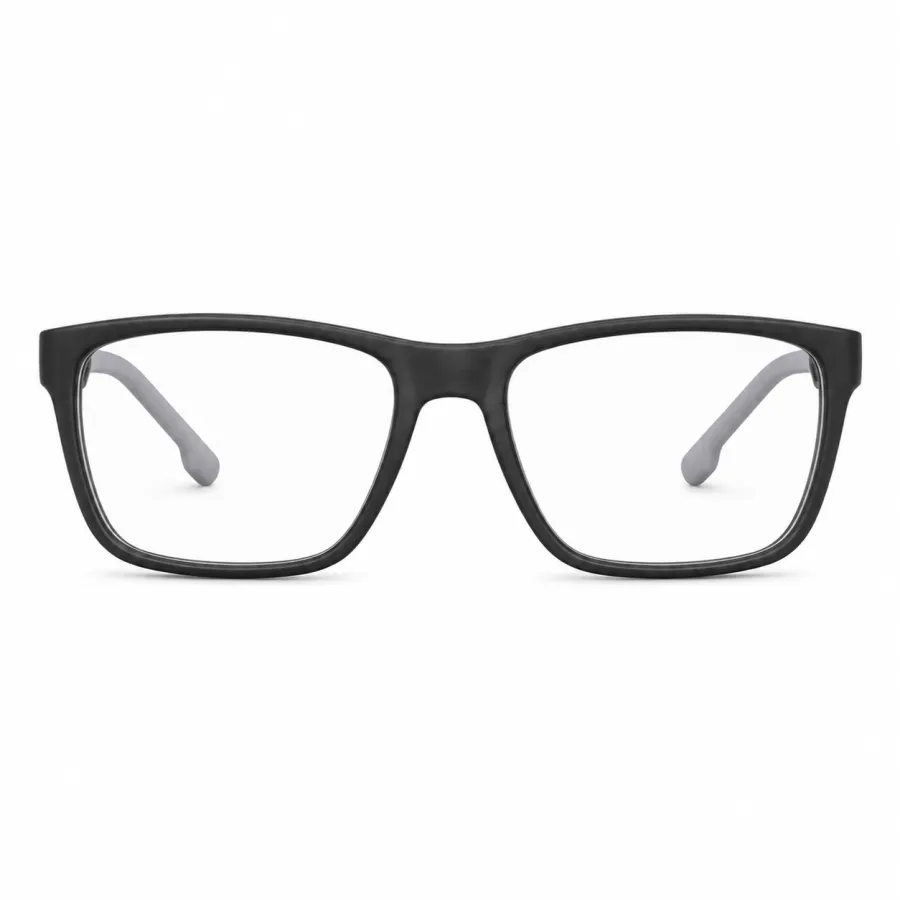 时尚黑框眼镜，品牌未知，规格：1002 规格 51-145