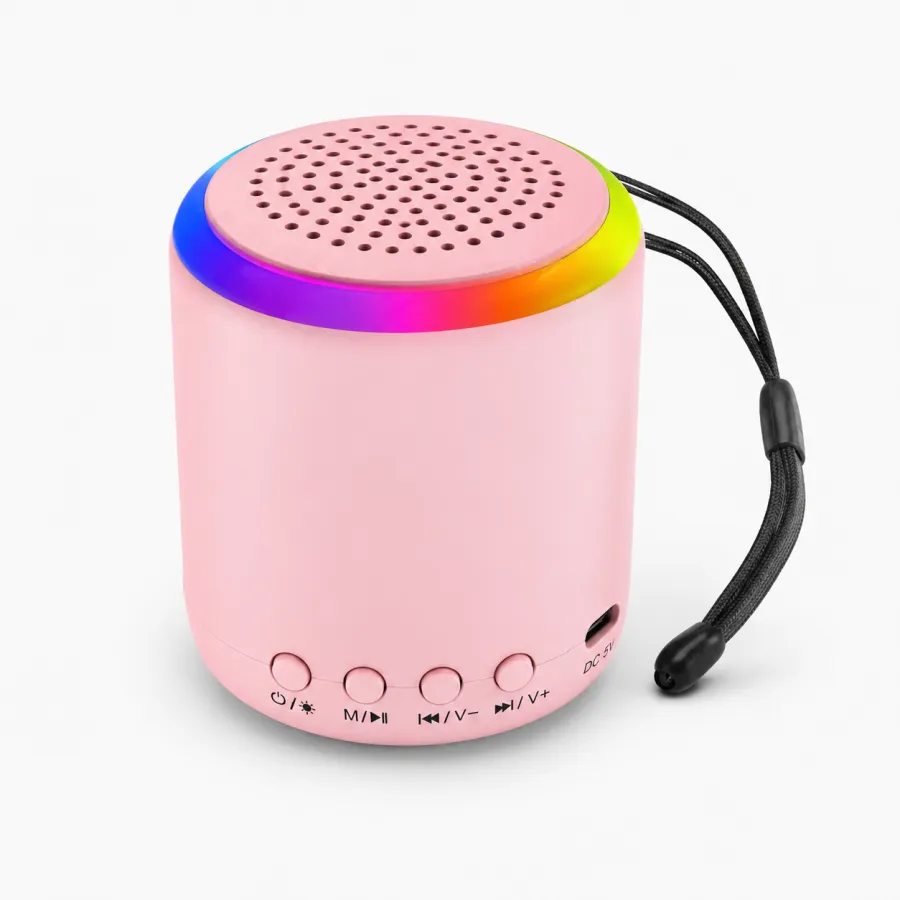 ALTOMEX 10W蓝牙音箱 AL-6777，粉色，便携式，支持多种播放模式