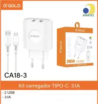 αGOLD CA18-3 快充充电器 3.1A 双USB接口
