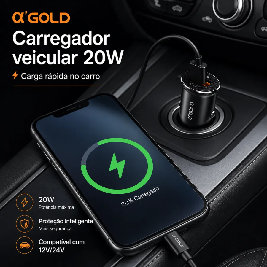 α-GOLD 车载充电器 20W CJ04-4