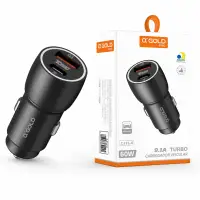 CJ13-4 α‘GOLD 车载充电器 9.1A PD+QC Turbo 快充 60W 双重充电模式
