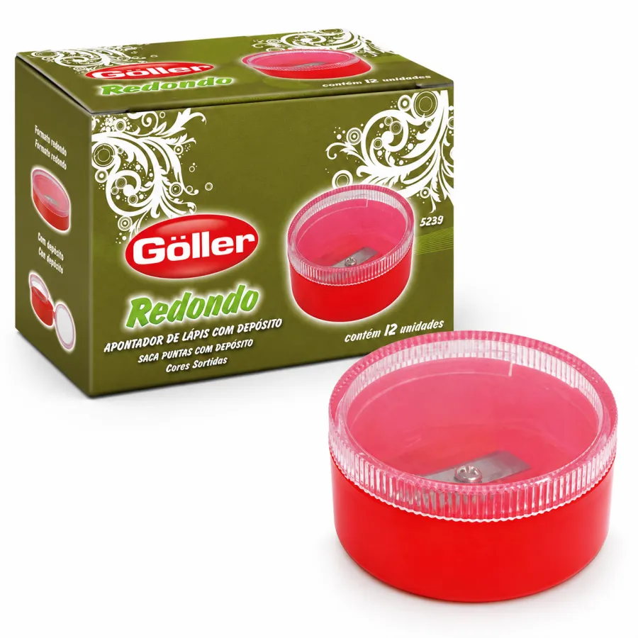 Göller 圆形铅笔刀 12个装 多色