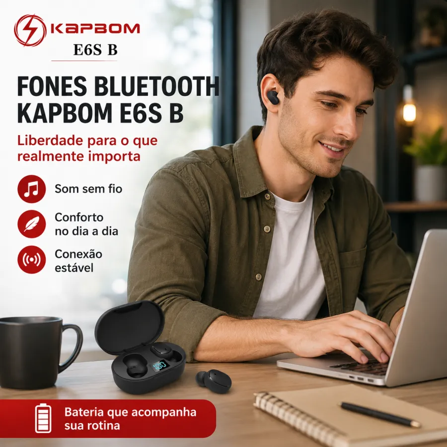 Kapbom Bluemi Airdots 无线耳机，蓝牙5.4，续航约3小时，配充电盒