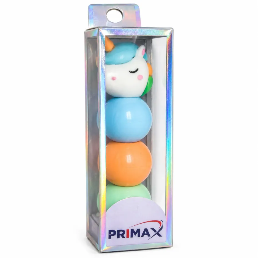 PRIMAX 三色荧光笔，独角兽球形款
