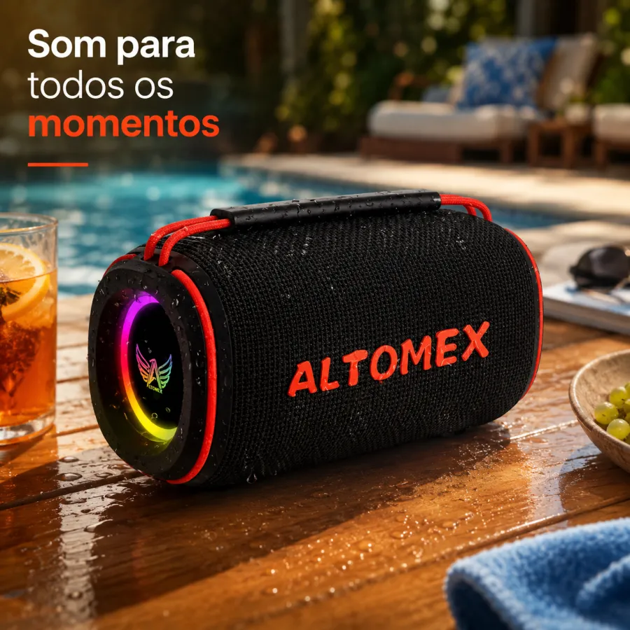 ALTOMEX 20W 防水蓝牙音箱 AL-9991 RGB 灯光