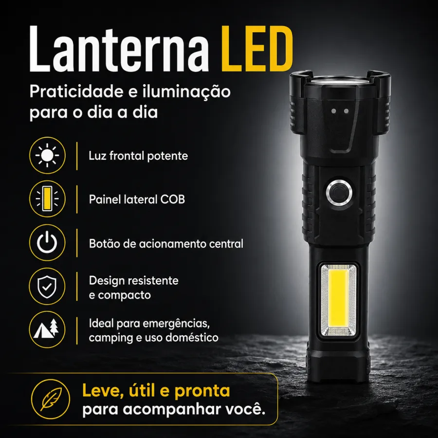Tx2238 LED手电筒，便携式，强光，黑色