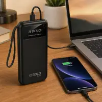 αGOLD 10000mAh移动电源，锂聚合物，带LED手电筒，型号BTE-18A