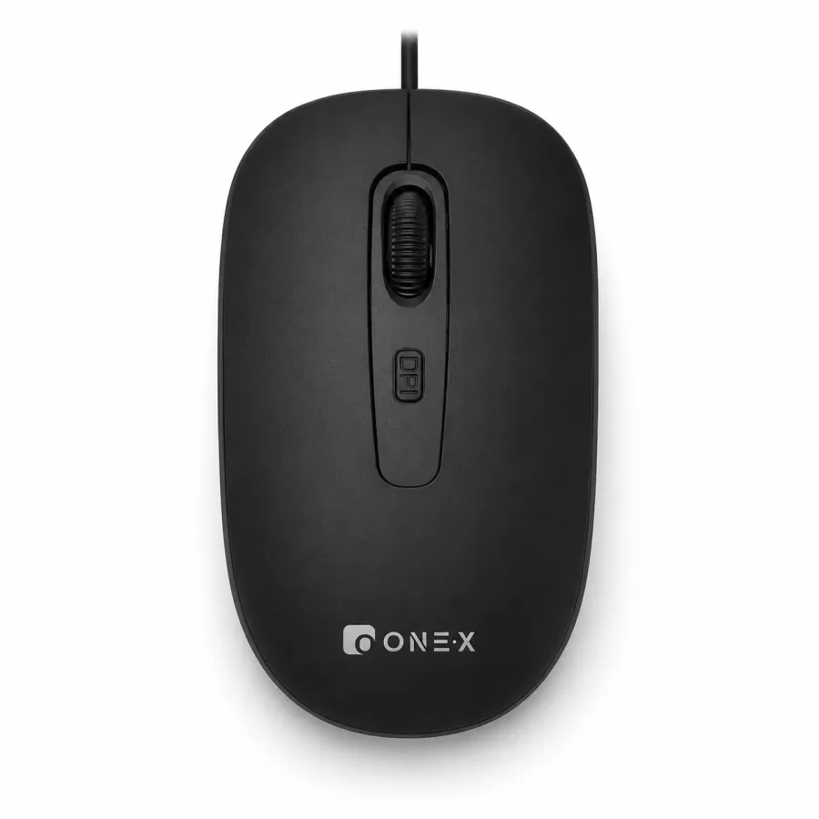 ONEX JP-2513 USB有线鼠标，黑色，舒适握持，适用于办公和游戏
