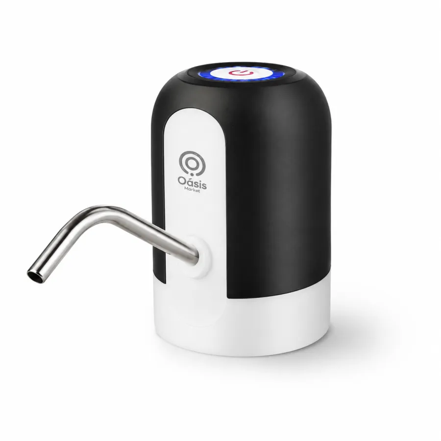 Oásis 电动水泵 OIH-2601，适用于水瓶，便捷设计，黑色