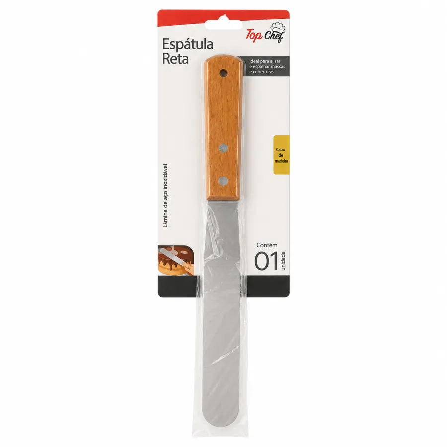 Espátula厨房工具，木柄，耐高温，适合翻炒，烘焙，通用其他
